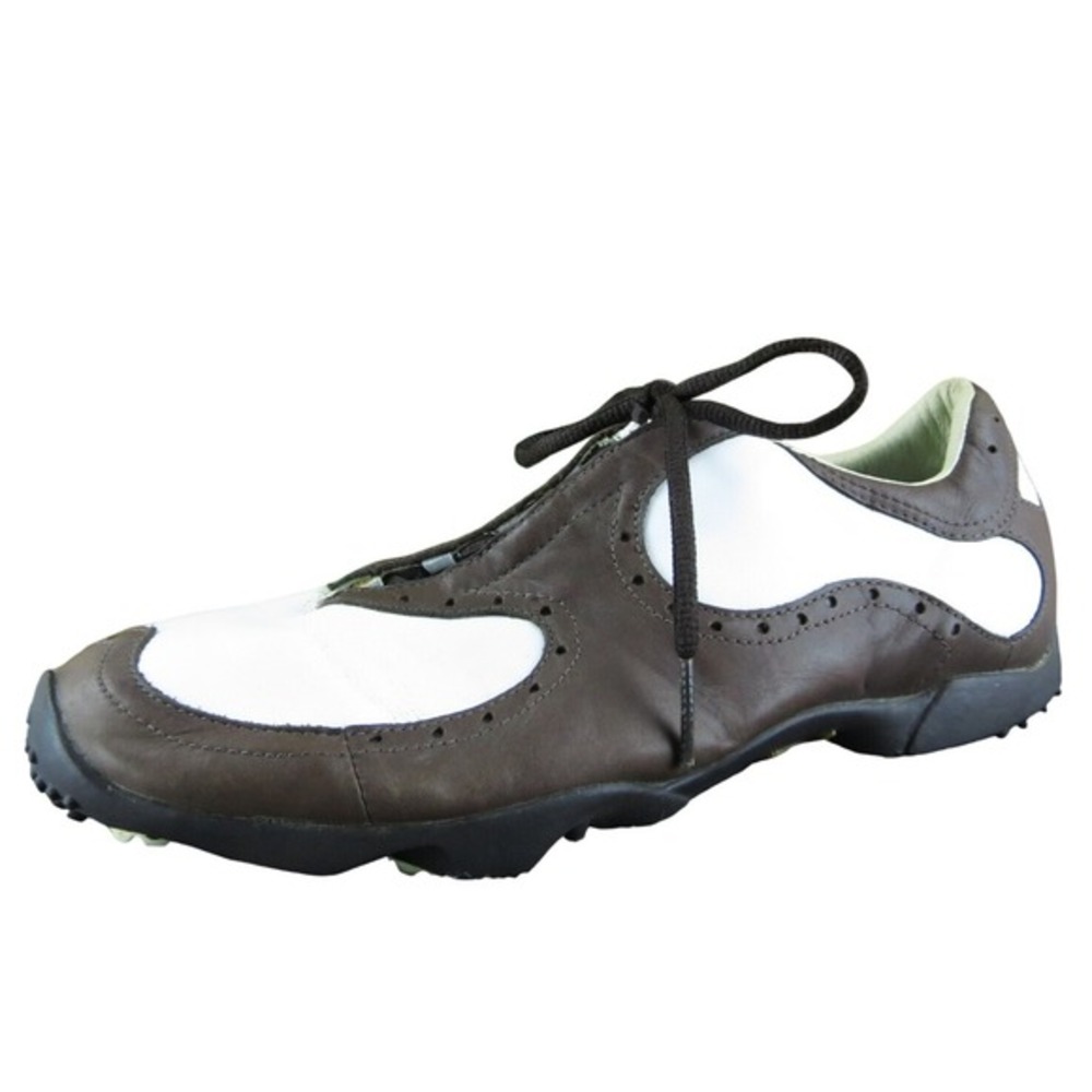 PUMA Men's Golf Wingtip Cleat Sneaker Brown Leather Size 9M‎ Gently Used 2025